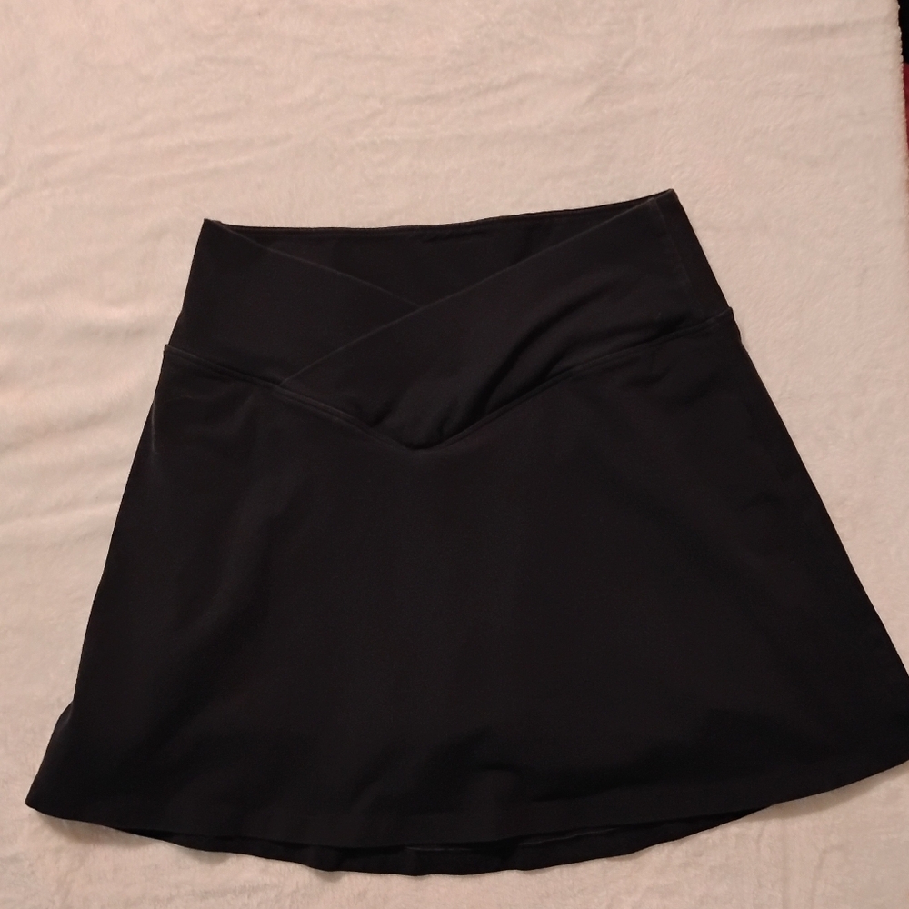 VS PINK Black Crossover Skort Size Large